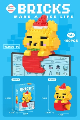 O'z Disney kompaniyangizni yarating! Mini-bloklardan 3D konstruktor: Vinni Puh, Mikki Maus, Donald Dak!
